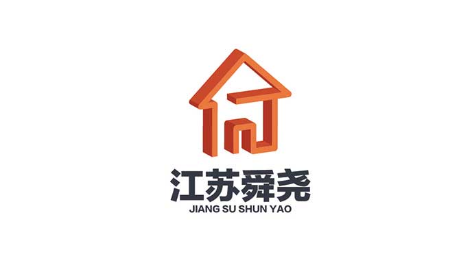 江苏舜尧建设工程有限公司项目标志设计-建筑logo形象设计品牌